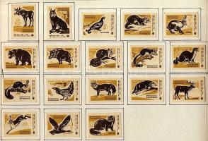 1415 darabos szovjet gyufacimke-gyűjtemény mappában