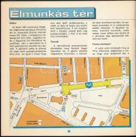 cca 1970 Indul a metró! - A Budapesti Metró távlati terve, tájékoztató füzet. Bp., Athenaeum-ny., 8 ...