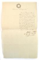 1834-1839 2 db szignettás okmány 15kr, 6kr