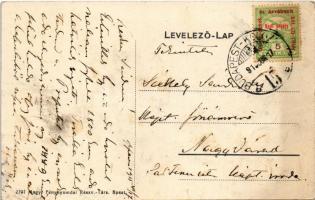 1915 Furta, Peres puszta, Dely Imre lakóháza, villa + saját pecsét (EK)