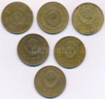 Szovjetunió 1928-1949. 5k Al-Br (6x) T.2-,3
Soviet Union 1928-1949. 5 Kopecks Al-Br (6x) C:VF,F
Kr...