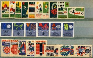 1731 darabos csehszlovák gyufacimke-gyűjtemény