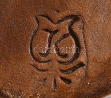 Kiss Roóz Ilona (1920-2010): Iparművészeti Vállalatos lány kerámia szobor, jelzett, hibátlan 25 cm