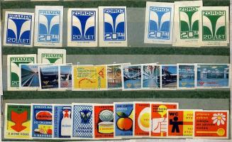 1731 darabos csehszlovák gyufacimke-gyűjtemény