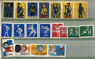 1731 darabos csehszlovák gyufacimke-gyűjtemény