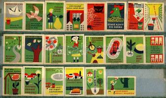 1849 darabos csehszlovák gyufacimke-gyűjtemény