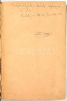 Dr. Vécsey Tamás: A Római jog külső története és institutiói. Engelthaler László aljegyző tulajdona....