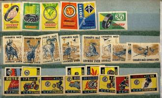 1849 darabos csehszlovák gyufacimke-gyűjtemény