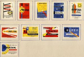 1000 darabos csehszlovák gyufacimke-gyűjtemény