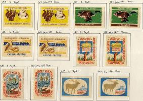 1126 darabos szlovák gyufacimke-gyűjtemény