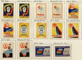 1126 darabos szlovák gyufacimke-gyűjtemény