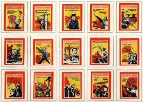 593 darabos szovjet gyufacimke-gyűjtemény