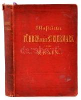 Josef Rabl: Illustrirter führer durch Steiermark und Krain mit besonderer Berücksichtigung der Alpengebiete von Obersteiermak und Oberkrain. Wien-Pest-Leipzig, 1885., Hartlebens Verlag, 16+275+5 p. Német nyelven. Fekete-fehér szövegközti képekkel, képtáblákkal, térképekkel (egy kétoldalas, egy szövegközti) illusztrált. Kiadói aranyozott egészvászon-kötés, foltos, kissé kopott borítóval, kis sérüléssel a gerincen, hiányzó térkép mellékletekkel, Laczkó Jenő ex libris-szével.