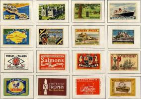 327 darabos angol gyufacimke-gyűjtemény