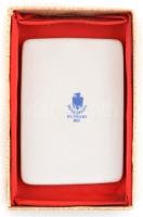 Hollóházi Róplabdaverseny porcelán plakett. Matricás, jelzett, hibátlan. 5,5x7,5 cm Eredeti dobozába...