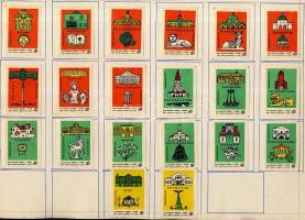 913 darabos szovjet gyufacimke-gyűjtemény