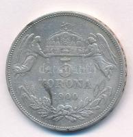 1900KB 5K Ag "Ferenc József" T:2- ph., kis patina 
Adamo K7