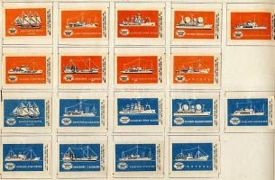 913 darabos szovjet gyufacimke-gyűjtemény