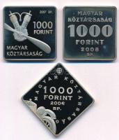 2006. 1000Ft Cu-Ni "Ford T-Modell" + 2007. 1000Ft Cu-Ni "Adorján János - Libelle"...