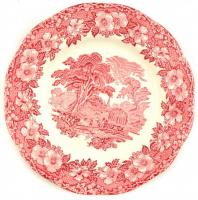 Enoch Wedgwood levonóképes tányér, jelzett, apró mázhibával, d: 25 cm