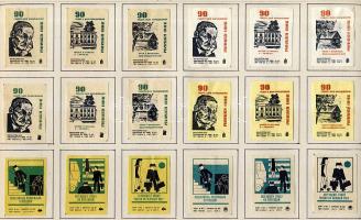 466 darabos szovjet gyufacimke-gyűjtemmény