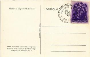 1938 Budapest XXXIV. Nemzetközi Eucharisztikus Kongresszus. Készüljünk a Magyar Kettős Szentévre! Sz...