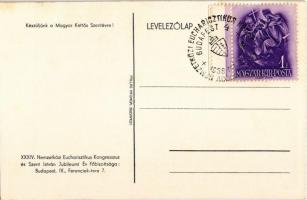 1938 Budapest XXXIV. Nemzetközi Eucharisztikus Kongresszus. Készüljünk a Magyar Kettős Szentévre!  H...