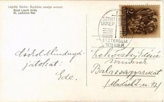 Szent László király. Árpád-ház szentjei sorozat / Saint Ladislaus Rex s: Légrády Sándor + "Szen...