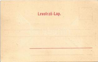 Kassa, Kosice; Részlet a Széchenyi ligetből, Jakab műépítész palotájával. Breitner Mór kiadása / par...