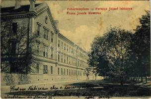 1908 Fehértemplom, Ung. Weisskirchen, Bela Crkva; Franz Josefs Kaserne / Ferenc József laktanya. W. L. 1160. / K.u.K. military barracks (EB)