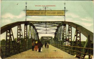 Bohumín, Oderberg; Kaiser Franz Josef Jubiläums Brücke / Ferenc József híd / Francis Joseph Jubilee Bridge. W. L. Bp. 2935. (EK)