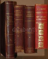 4 db könyv: 1900 Dárday Sándor: Igazságügyi döntvénytár: IV.-V. kötet (büntetőjog, kereskedelem és iparjog) + 1909 Dr. Raffay Ferenc: Magyar magánjog + A. J. Cronin: Ezt látják a csillagok