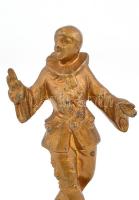 A Progressio szabadkőműves páholy jelképe. Magvető Harlekin bohóc kalapon. Bronzírozott fém szobor. ...