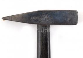 Szabadkőműves kalapács. Ezüst és fa. Szabankőműves jelekkel gravírozva. 10,5 cm Díszdobozban. / Free...