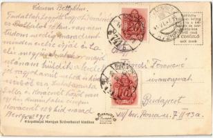 Szuhabaranka, Szuha-Bronyka, Bronka; híd, hegy / bridge, mountain + kétnyelvű bélyegzés / bilingual ...