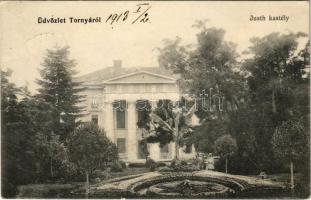1913 Tornya, Pornya, Turnu; Justh kastély / castle