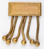 Szabadkőműves szalag és köténydíszek, és kalapács.  / Freemason apron ornaments ribbon and hammer