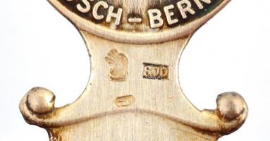 1965 Ezüst könyvjelző. Klinkosch-Berndorf. Jelzett ajándék a Bécsi operabál VIP vendégeinek. Eredeti...