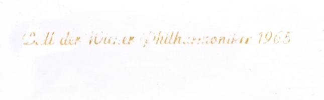 1965 Ezüst könyvjelző. Klinkosch-Berndorf. Jelzett ajándék a Bécsi operabál VIP vendégeinek. Eredeti...