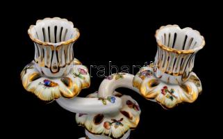 Herendi Viktória mintás gyertyatartó. kivehető felső résszel. Kézzel festett, jelzett, hibátlan