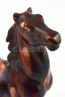 Ló figura. Mázas kerámia. Kis kopással.  Jelzés nélkül 22 cm