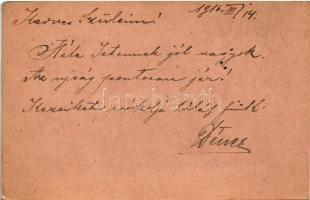 1916 Tábori Postai Levelezőlap / WWI Austro-Hungarian K.u.K. military field postcard / Feldpostkarte...