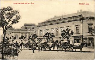 Székesfehérvár, Nádor utca, lovashintók, Virág Sándor, Karl József és fia üzlete, szerszámbolt
