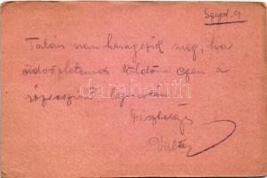 1915 Tábori Postai Levelezőlap / WWI Austro-Hungarian K.u.K. military field postcard / Feldpostkarte...