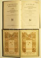 1910 A műveltség könyvtára: A föld I.-II. kötet, 658 oldal 302 képpel + térképekkel. Írták: Cholnoky Jenő, Littke Aurél, Papp Károly, Treitz Péter, Athenaeum nyomda kiváló állapotban