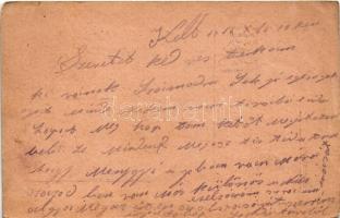 1916 Tábori Postai Levelezőlap / WWI Austro-Hungarian K.u.K. military field postcard / Feldpostkarte...