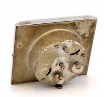 Art deco beépíthető / utazó mechanikus óra 9x8 cm