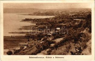 1941 Balatonakarattya, kilátás a Balatonra