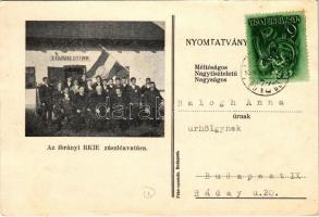 1938 Ibrány, Református keresztény Ifjúsági Egyesületek (RKIE) otthonának zászlóavatása (EK)