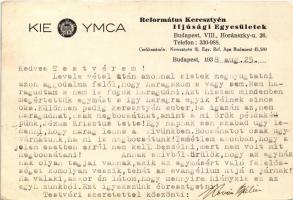 1938 Ibrány, Református keresztény Ifjúsági Egyesületek (RKIE) otthonának zászlóavatása  (EK)